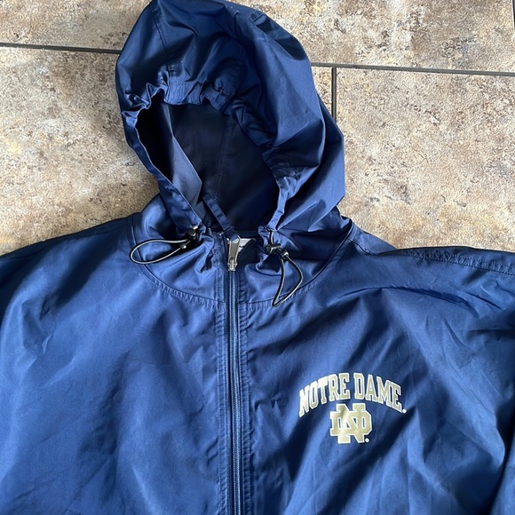 Notre Dame Champion XL windbreaker NWOT - Picture 3 of 9